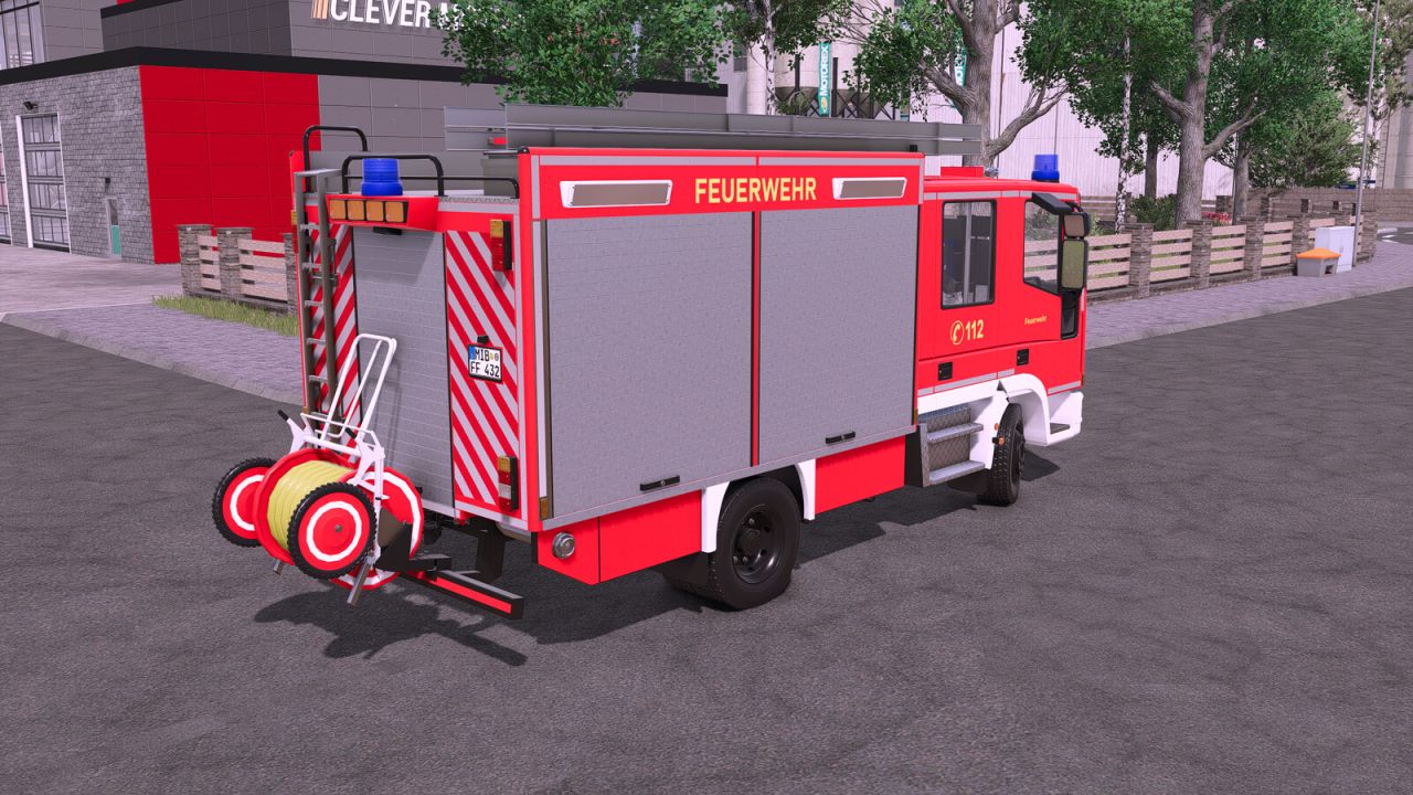 Feuerwehr Schlauchhaspel