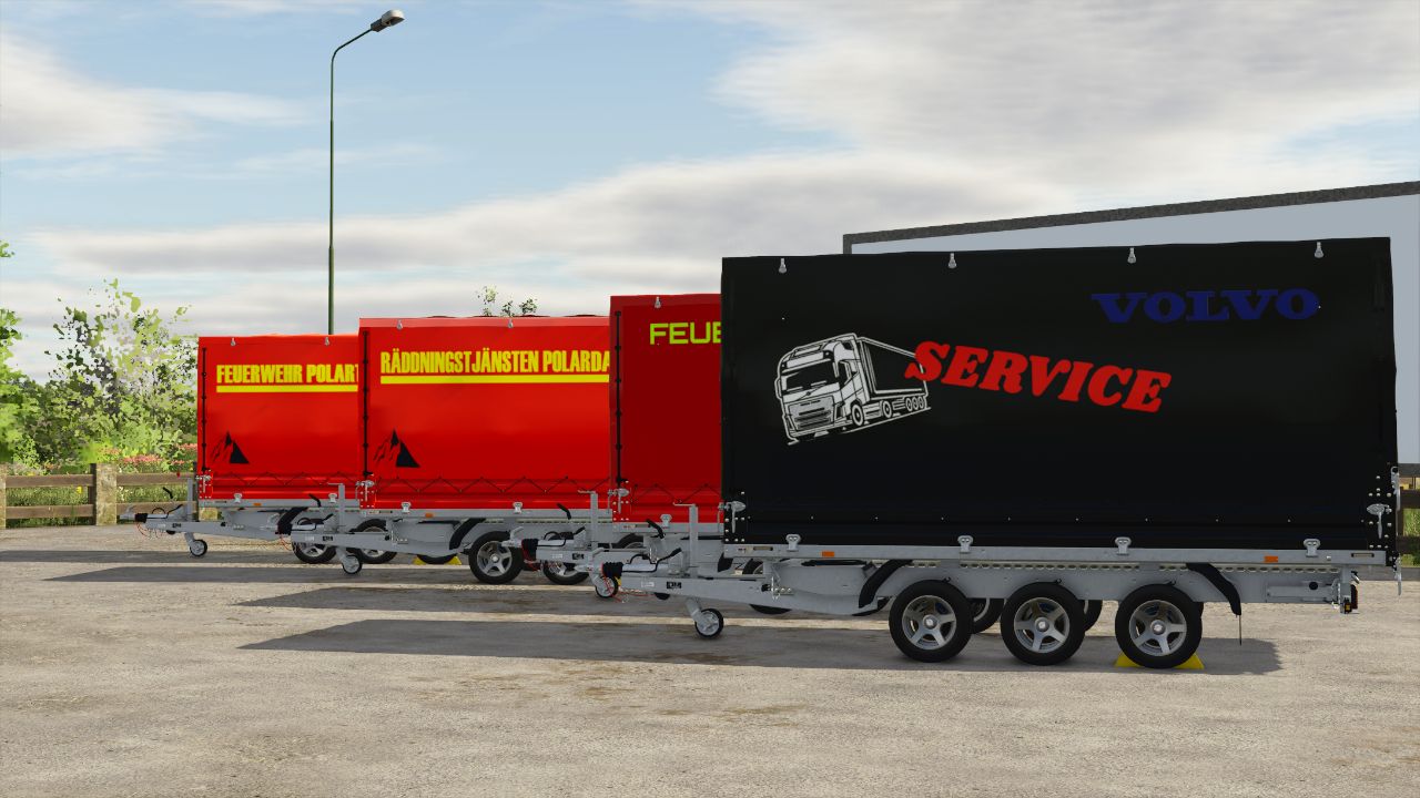 Aanhangwagen brandweer