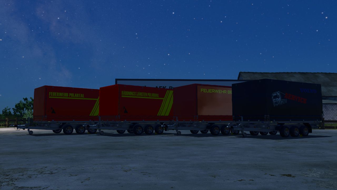 Aanhangwagen brandweer