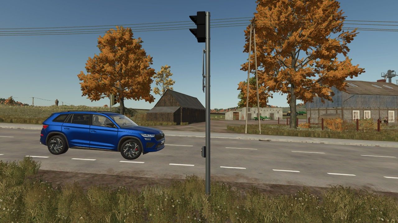 Fire station exit traffic light