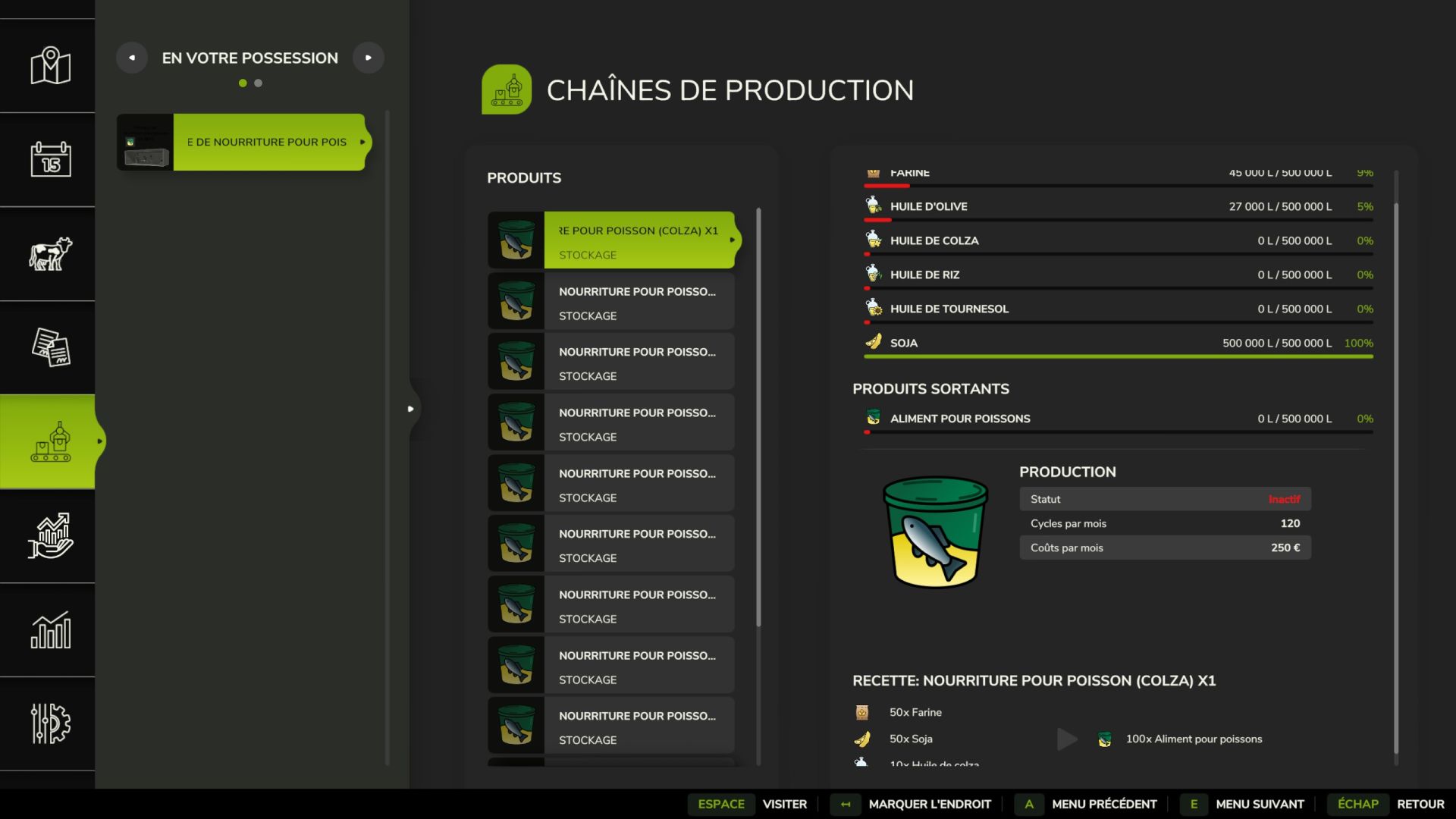 Balık Yemi Fabrikası x1, x2, x4