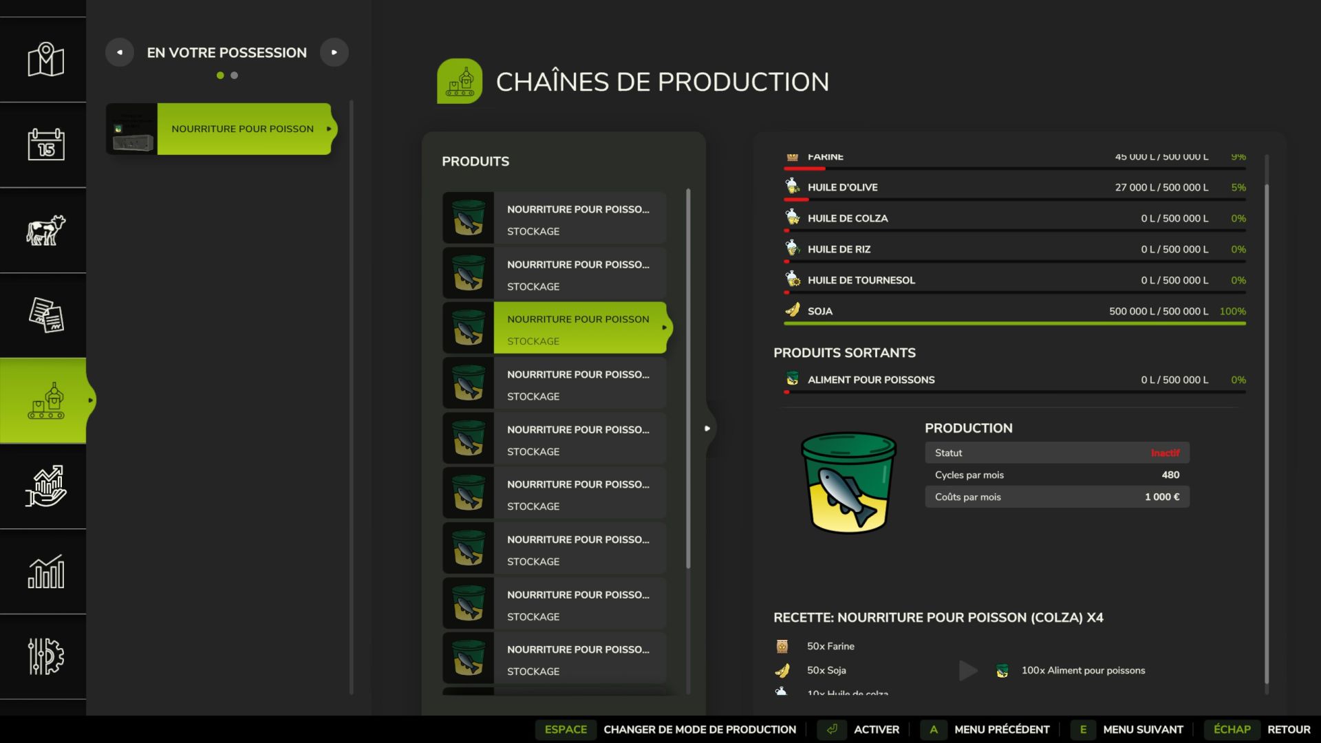 Balık Yemi Fabrikası x1, x2, x4