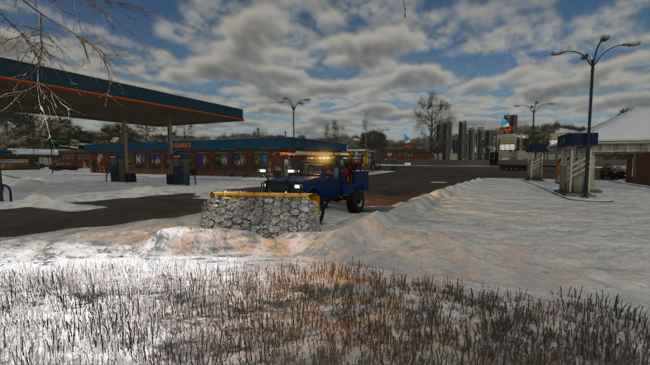 Flatbed Service Truck