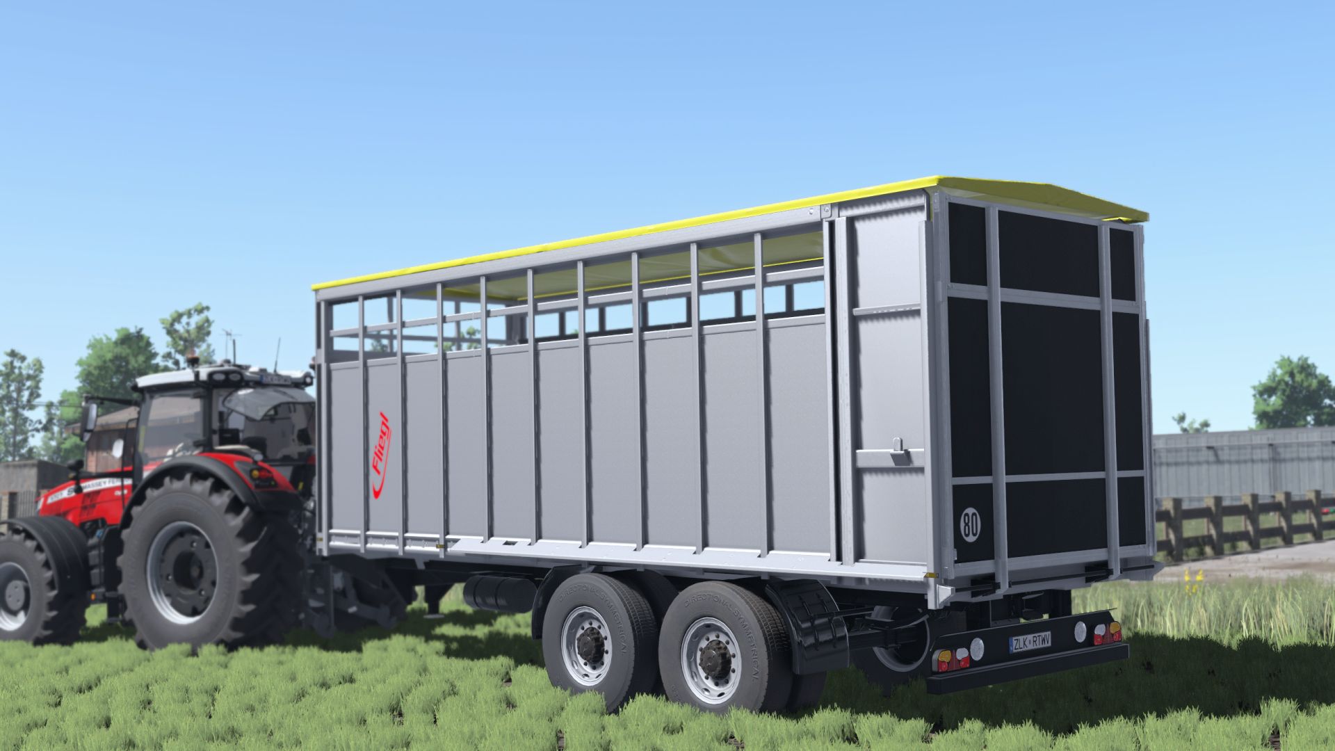 Fliegl Animal Transport Trailer
