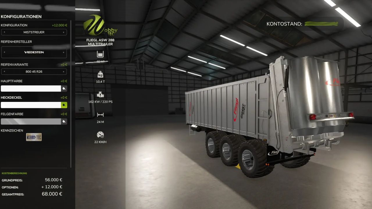 Fliegl ASW288 Walking Floor - Multitrailer