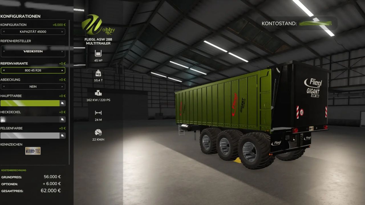 Fliegl ASW288 Walking Floor - Multitrailer