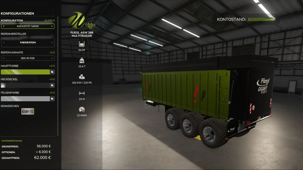 Fliegl ASW288 Walking Floor - Multitrailer