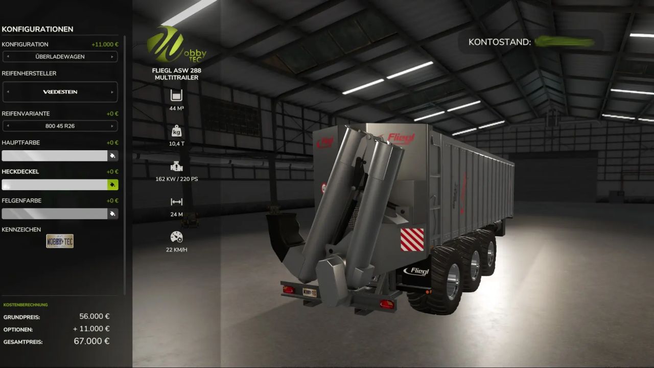 Fliegl ASW288 Walking Floor - Multitrailer