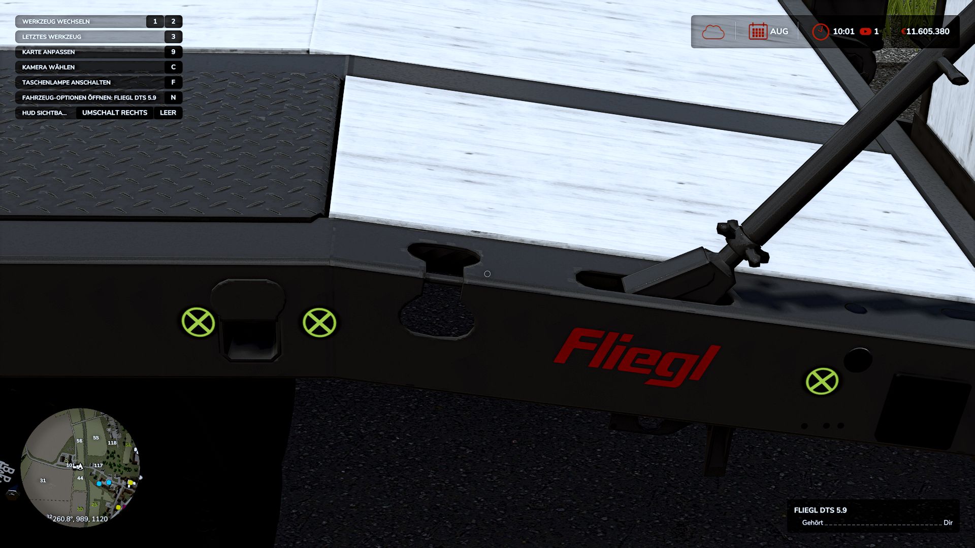 Fliegl Dieplader DTS 5 Gemoderniseerd