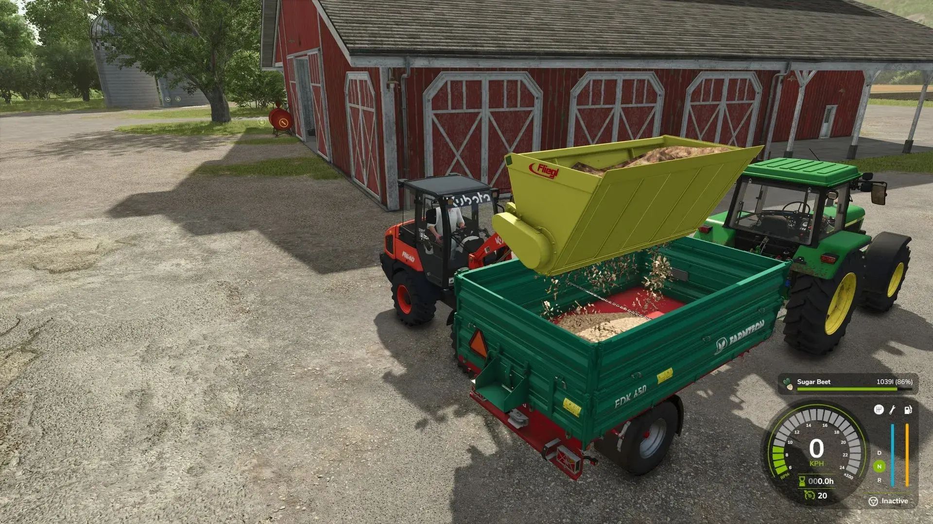 Fliegl Ruby 2000 three in one shovel