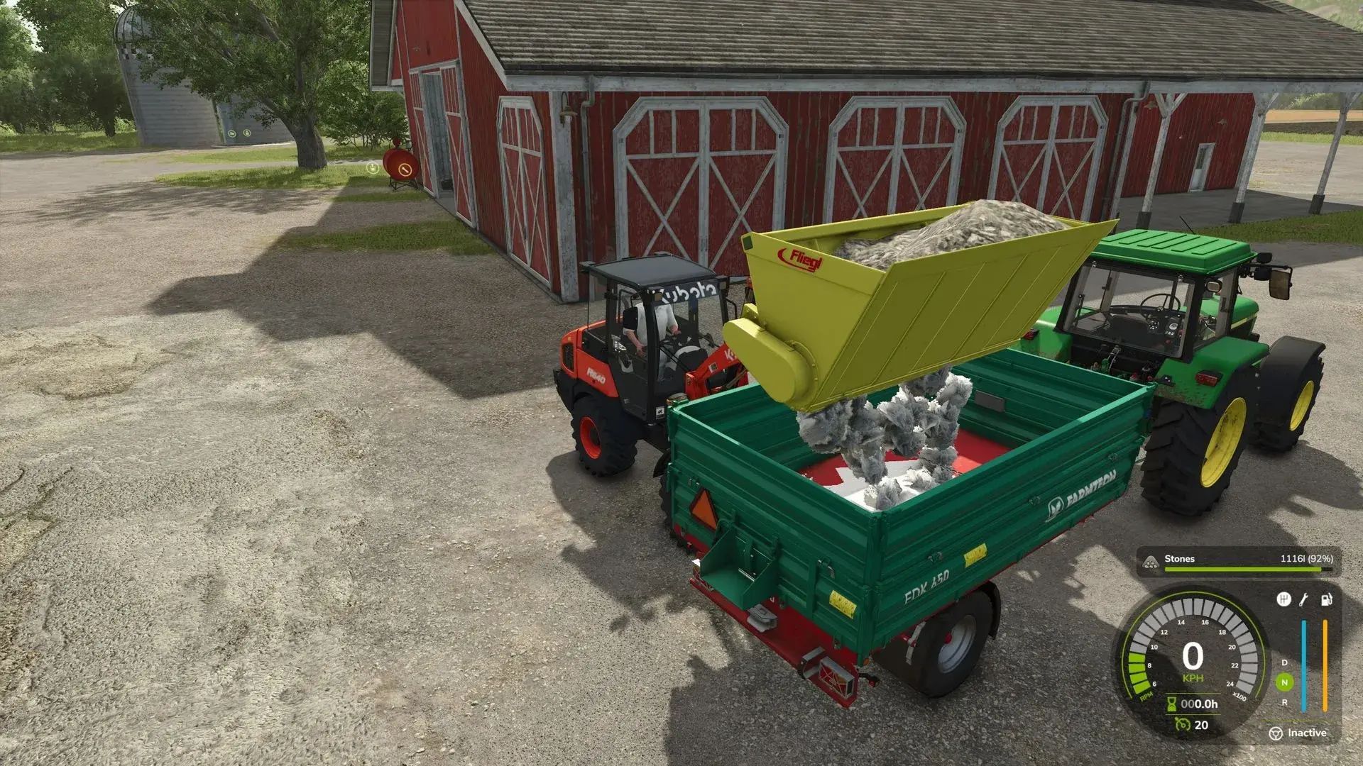 Fliegl Ruby 2000 three in one shovel