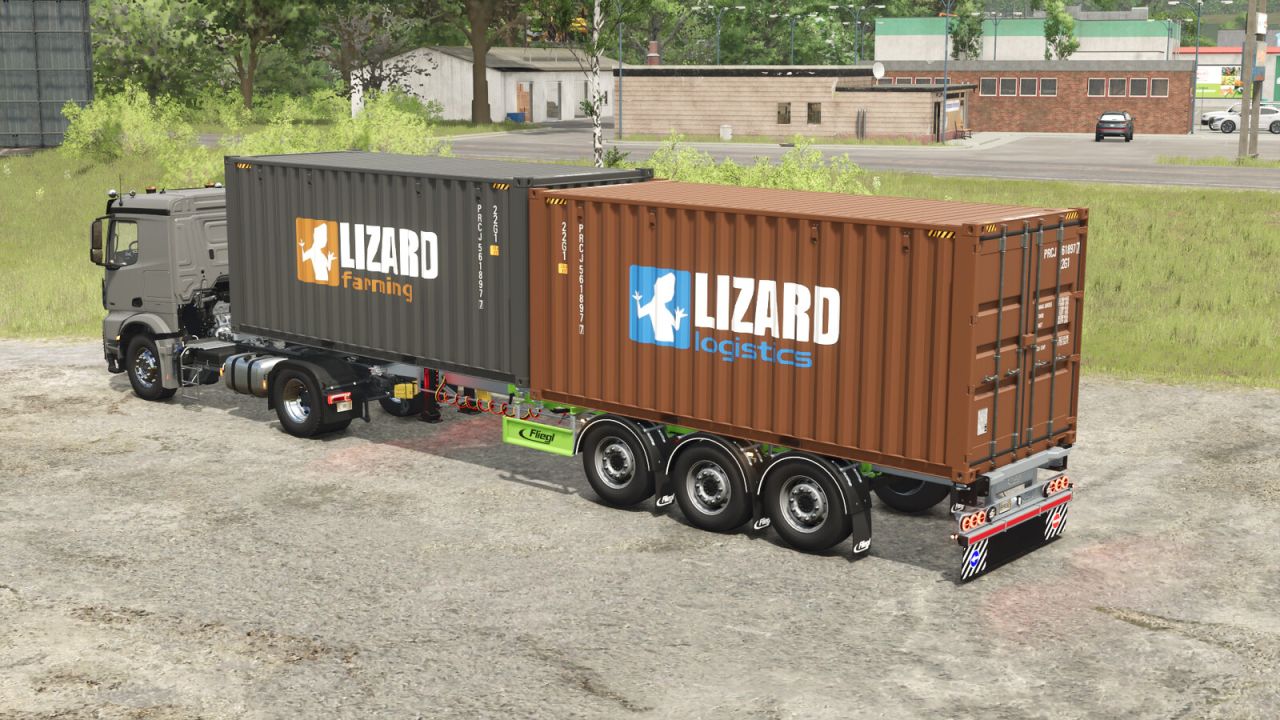 Pacote de contêineres de transporte Fliegl