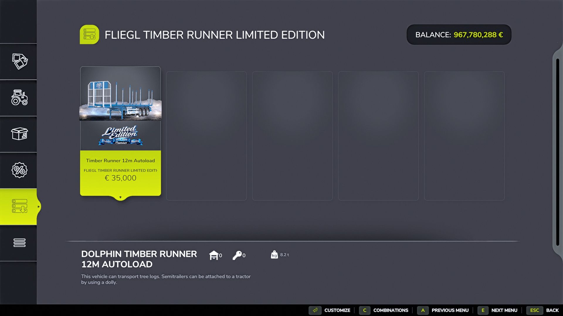 Fliegl Timber Runner Limited Edition