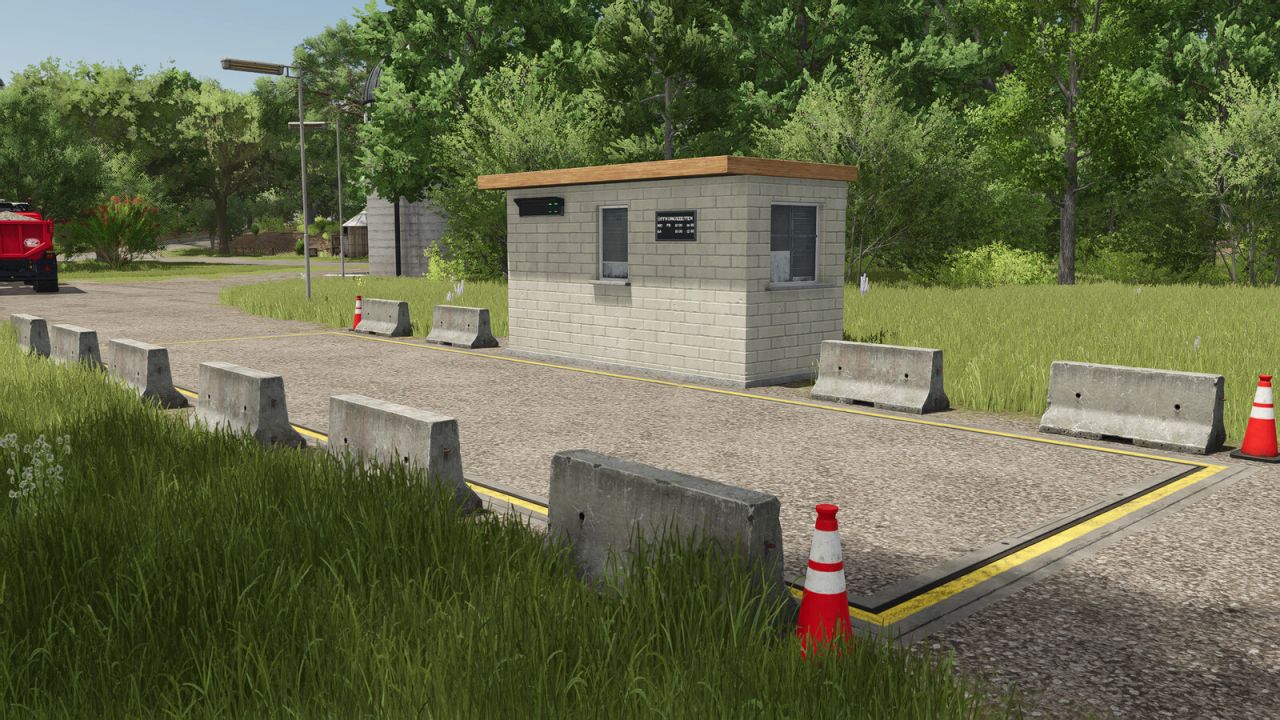 Станция взвешивания на плоскости пола