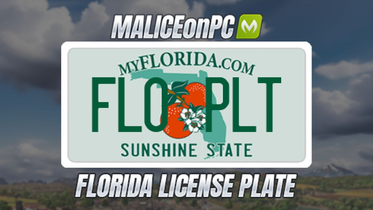 Florida License Plate