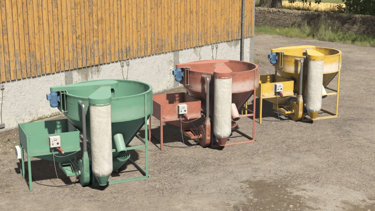 Mezcladora de alimento y silo