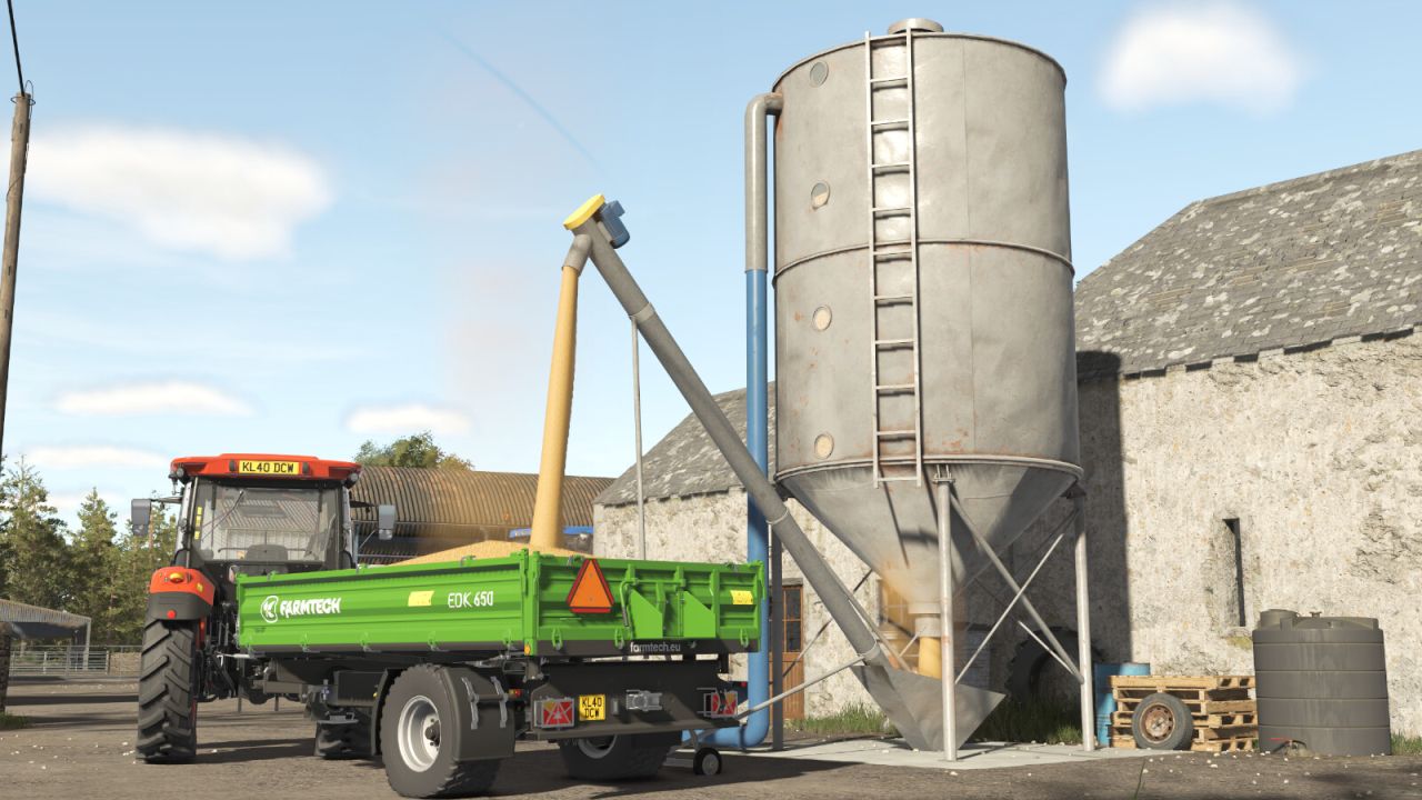 Mezcladora de alimento y silo
