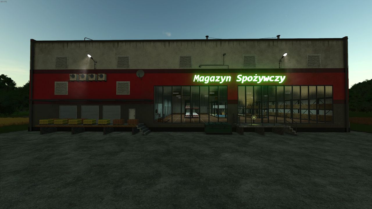 Warehouse z jedzeniem