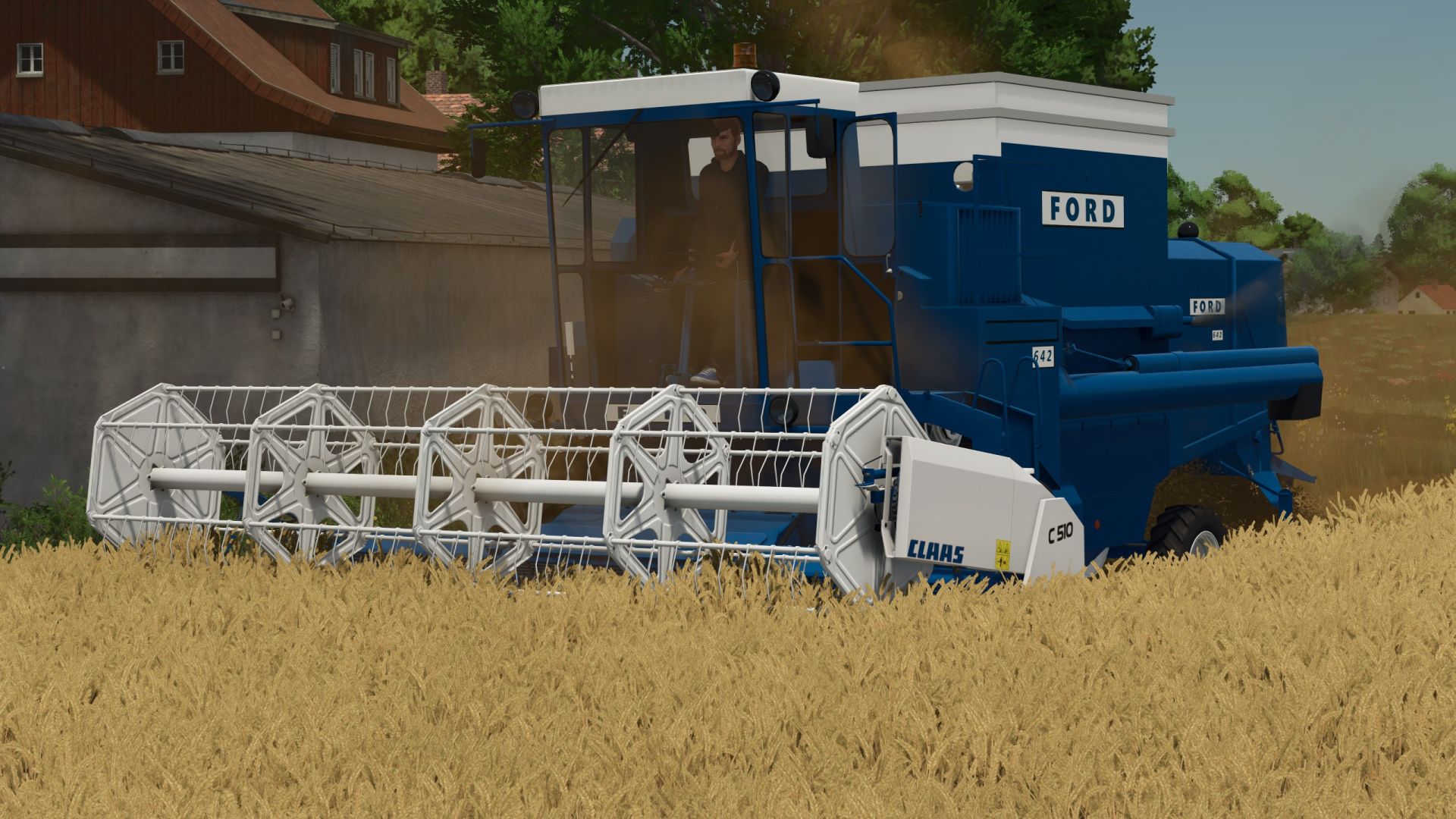 Kombajny i hedery Ford 642