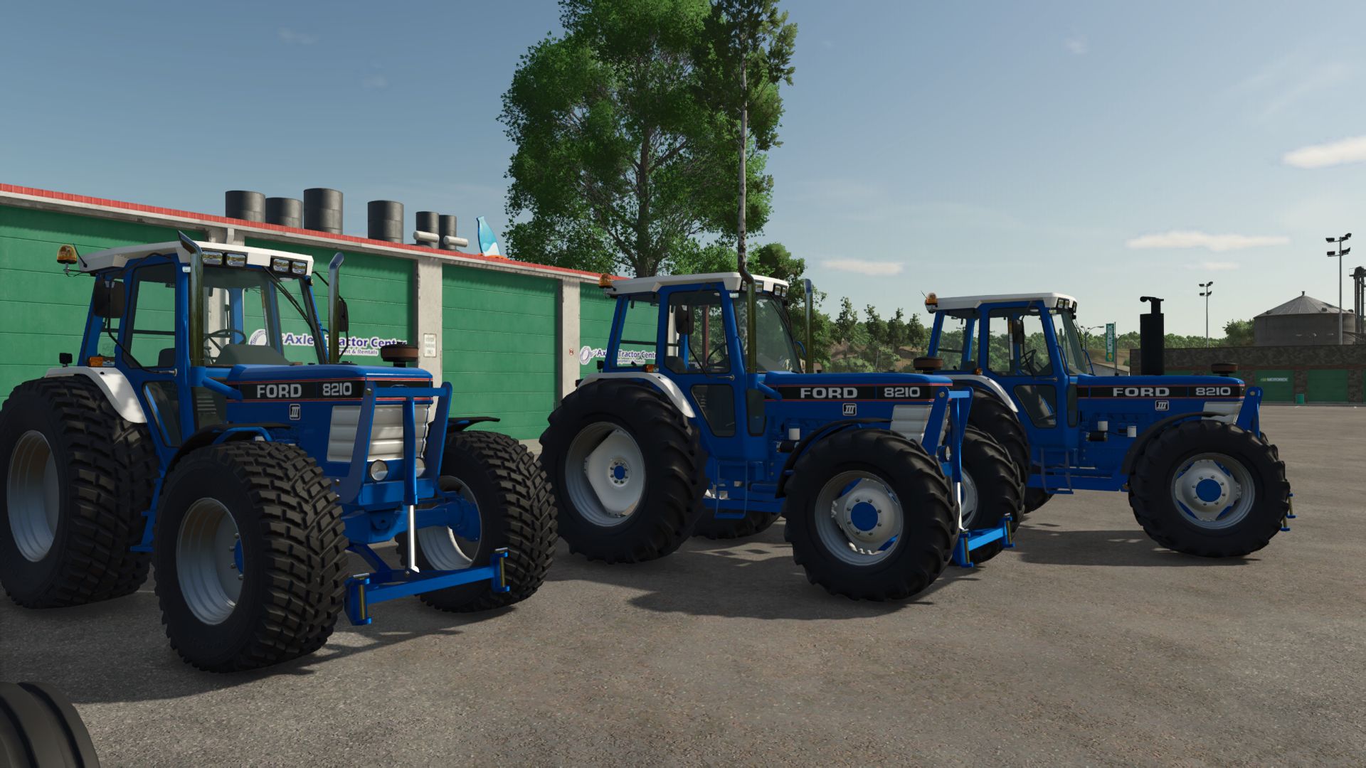 Ford 8000 avec lame avant