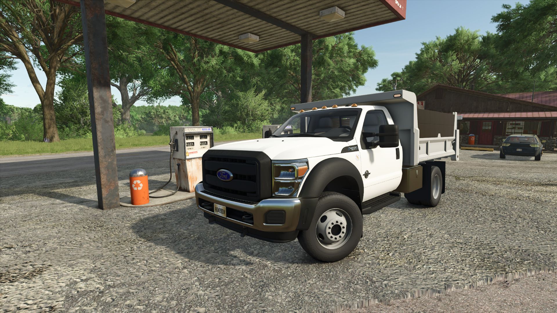 Autocarro con cassone ribaltabile Ford F550