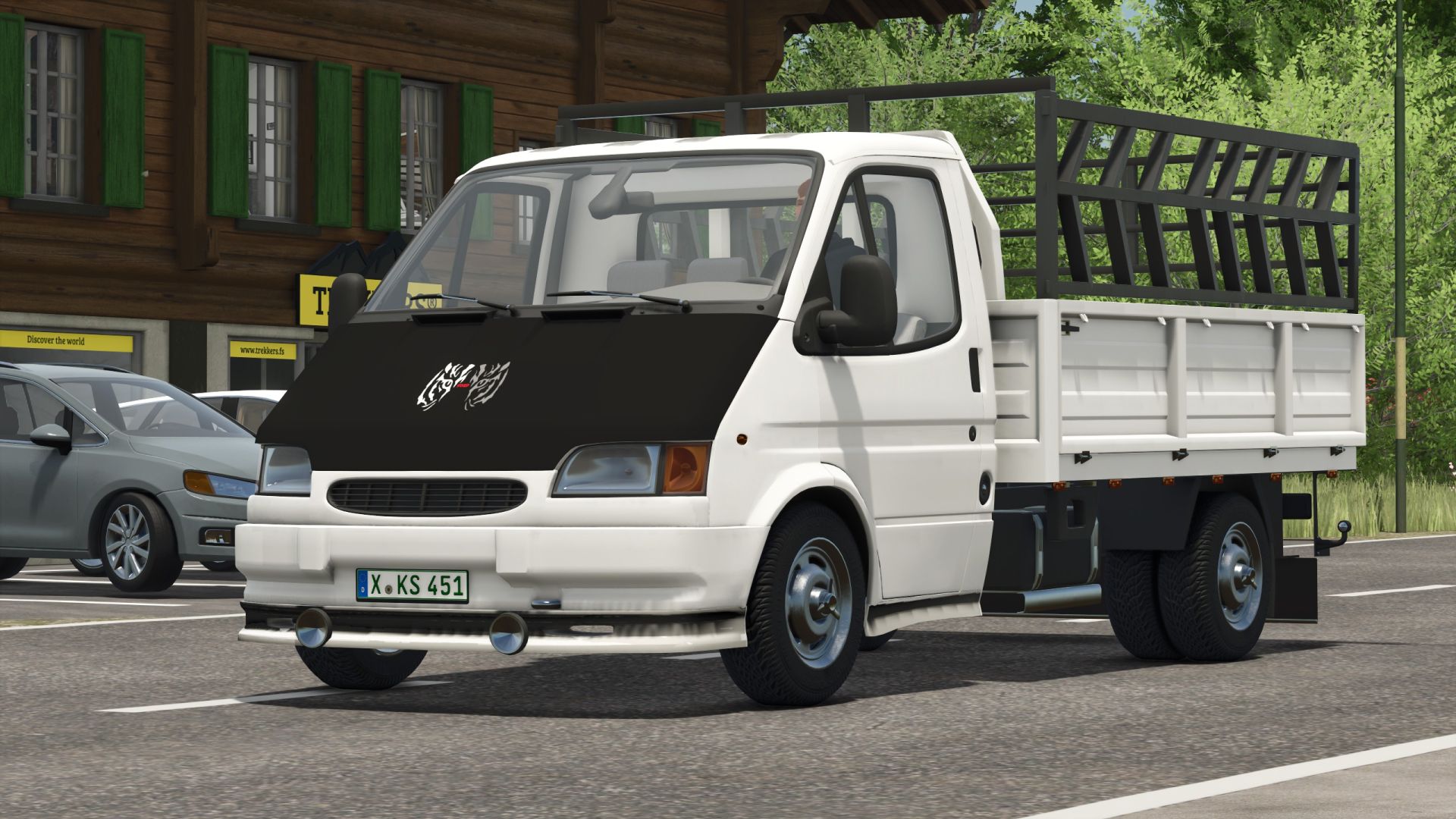 Visioplair Pour Ford Transit AP14 - Calandre Avant Style Aérodynamique Pour Transit 2015 Et Plus