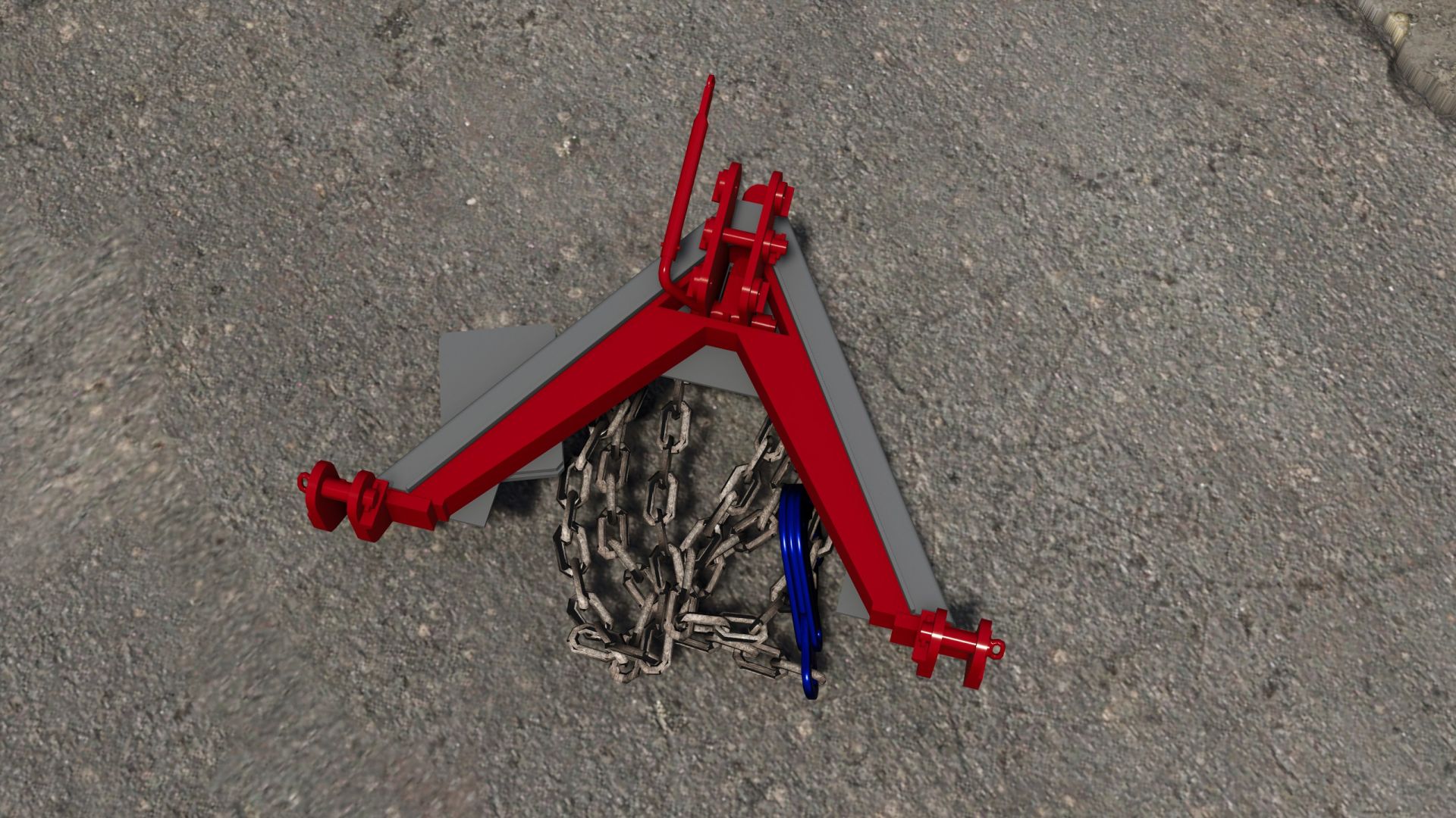 Forestry tractor triangle
