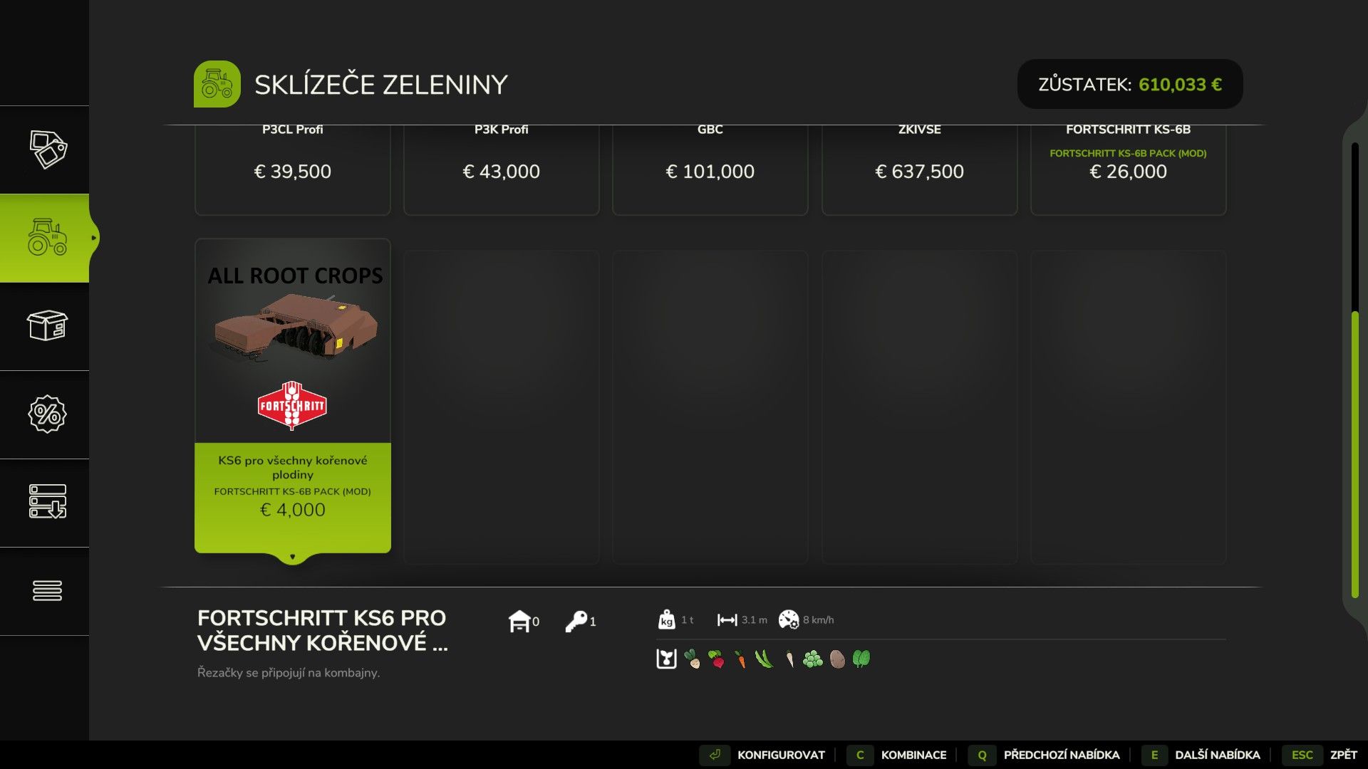 Fortschritt KS-6B Pack