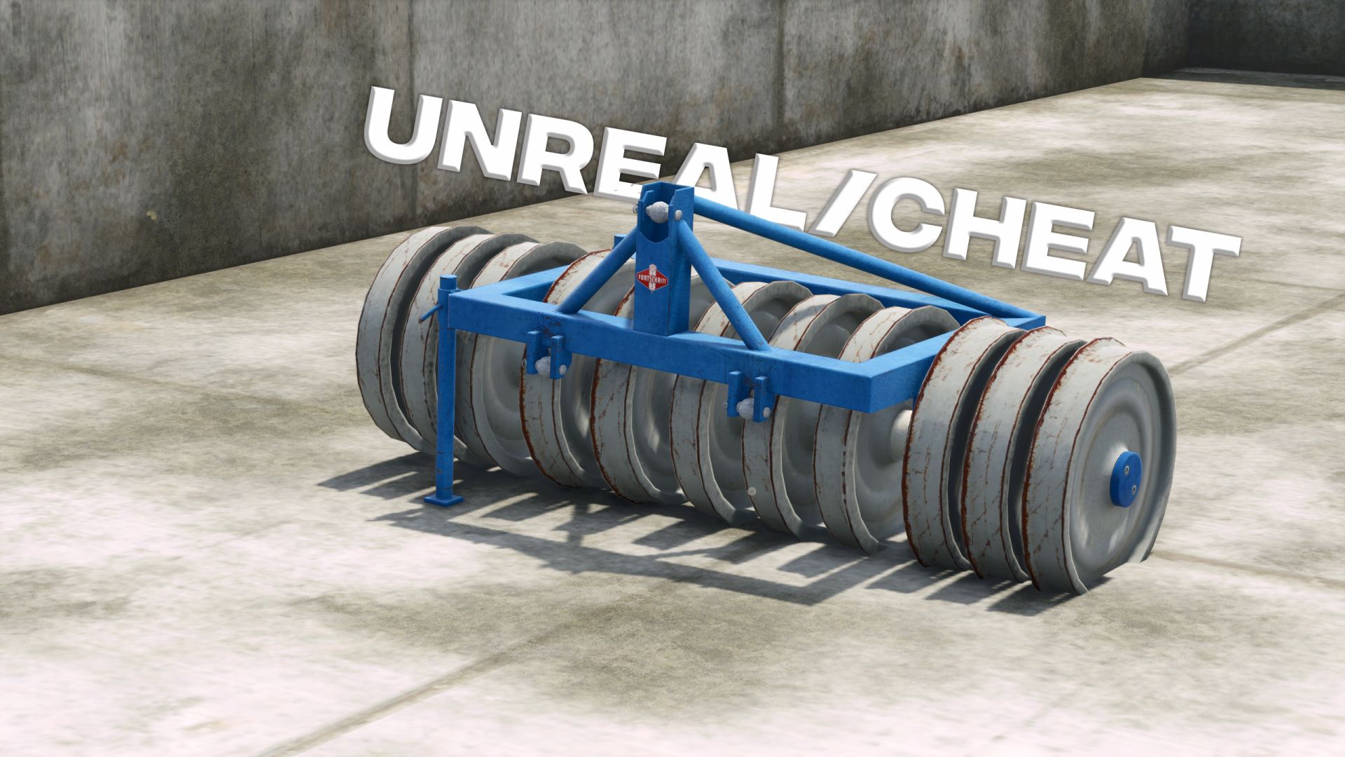 Прогресс силосный каток (Unreal)