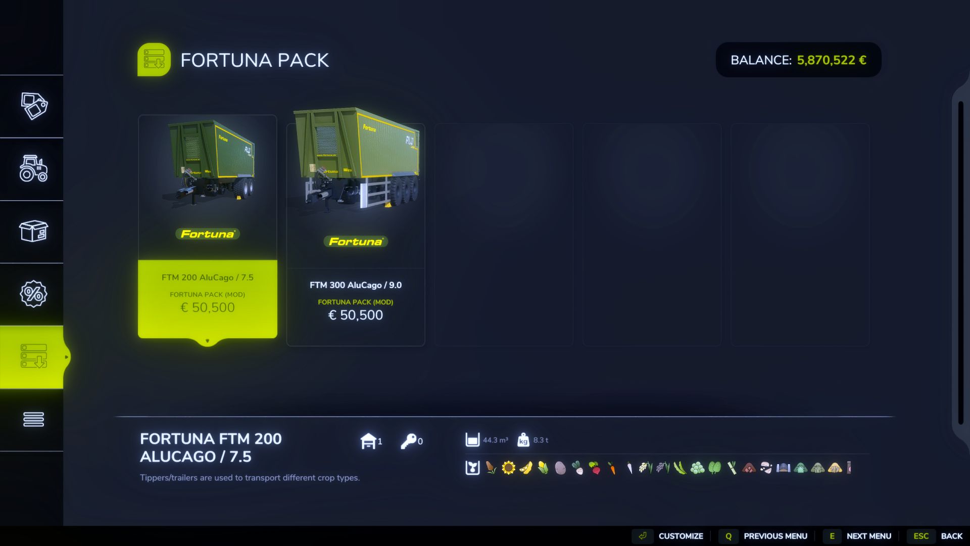 Fortuna Pack