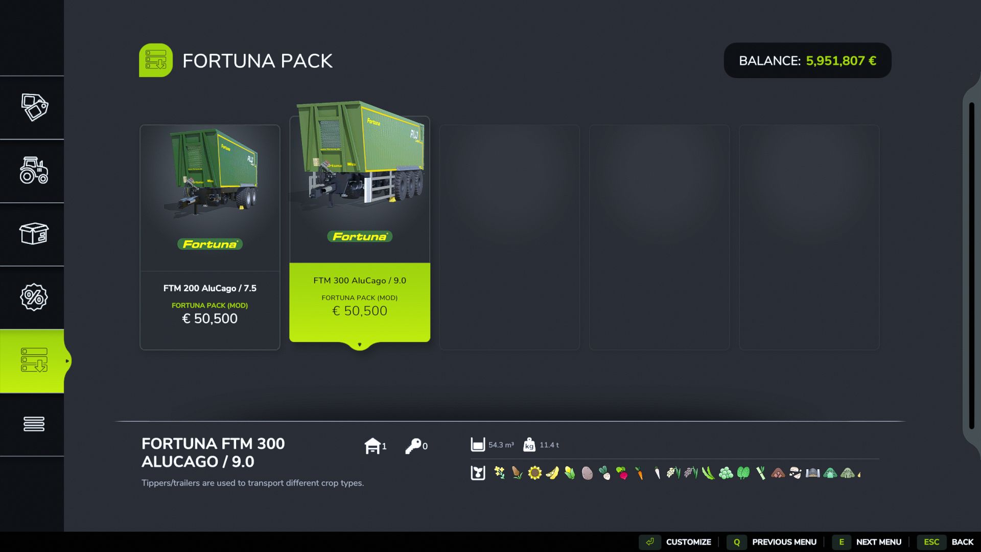 Fortuna Pack