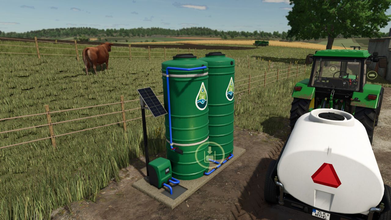 Freier Wassertank