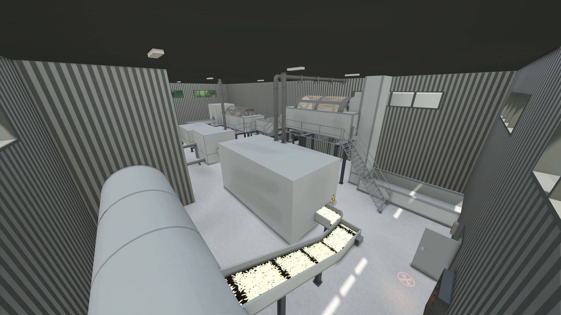 French fries factory