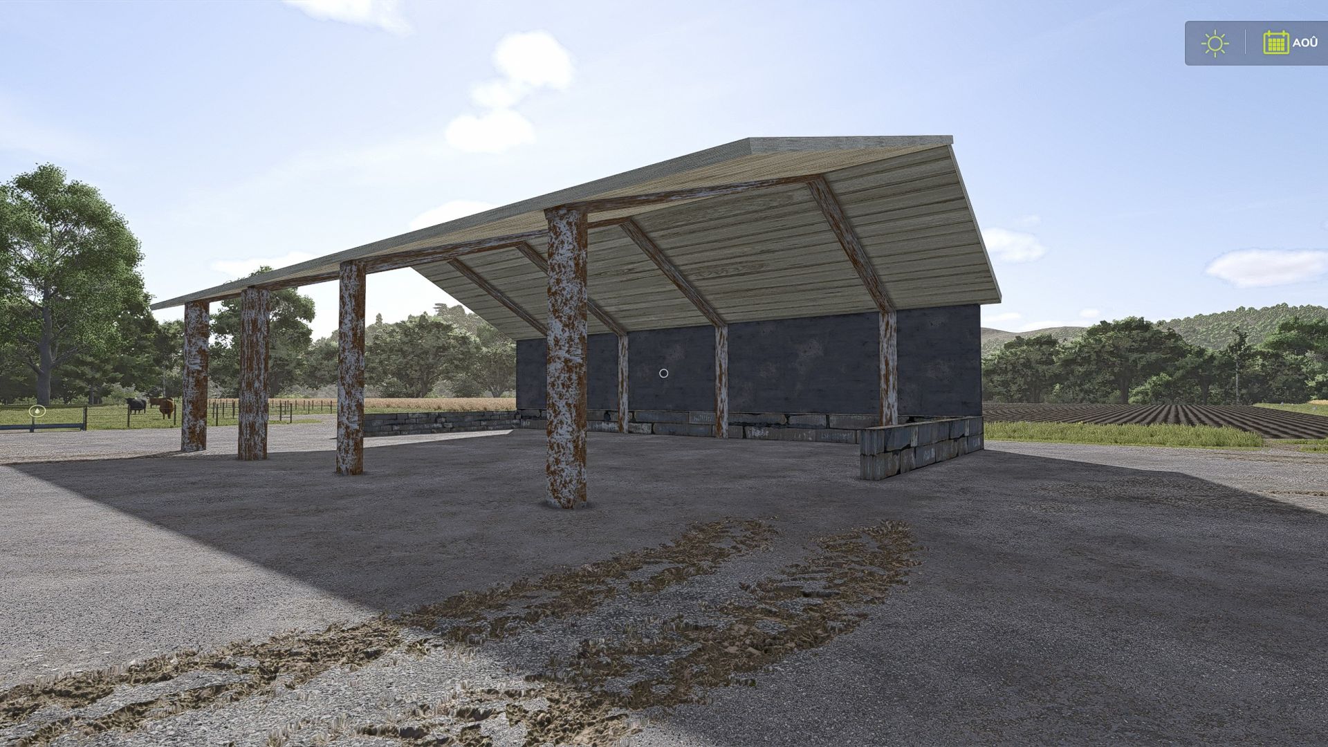French storage shed