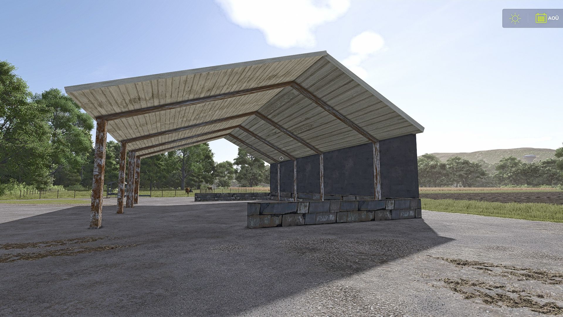French storage shed