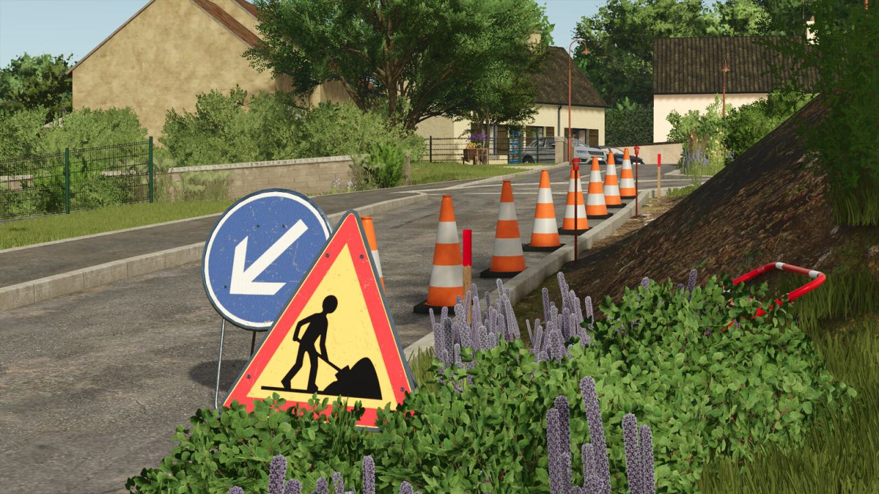 Francuskie tymczasowe oznakowanie