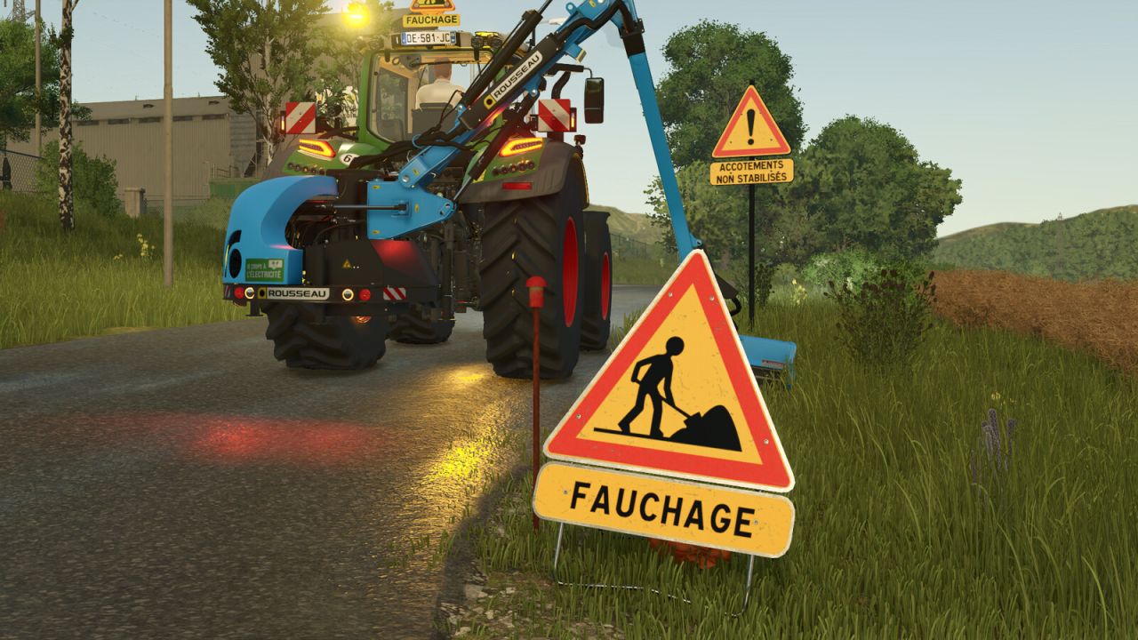 Francuskie tymczasowe oznakowanie