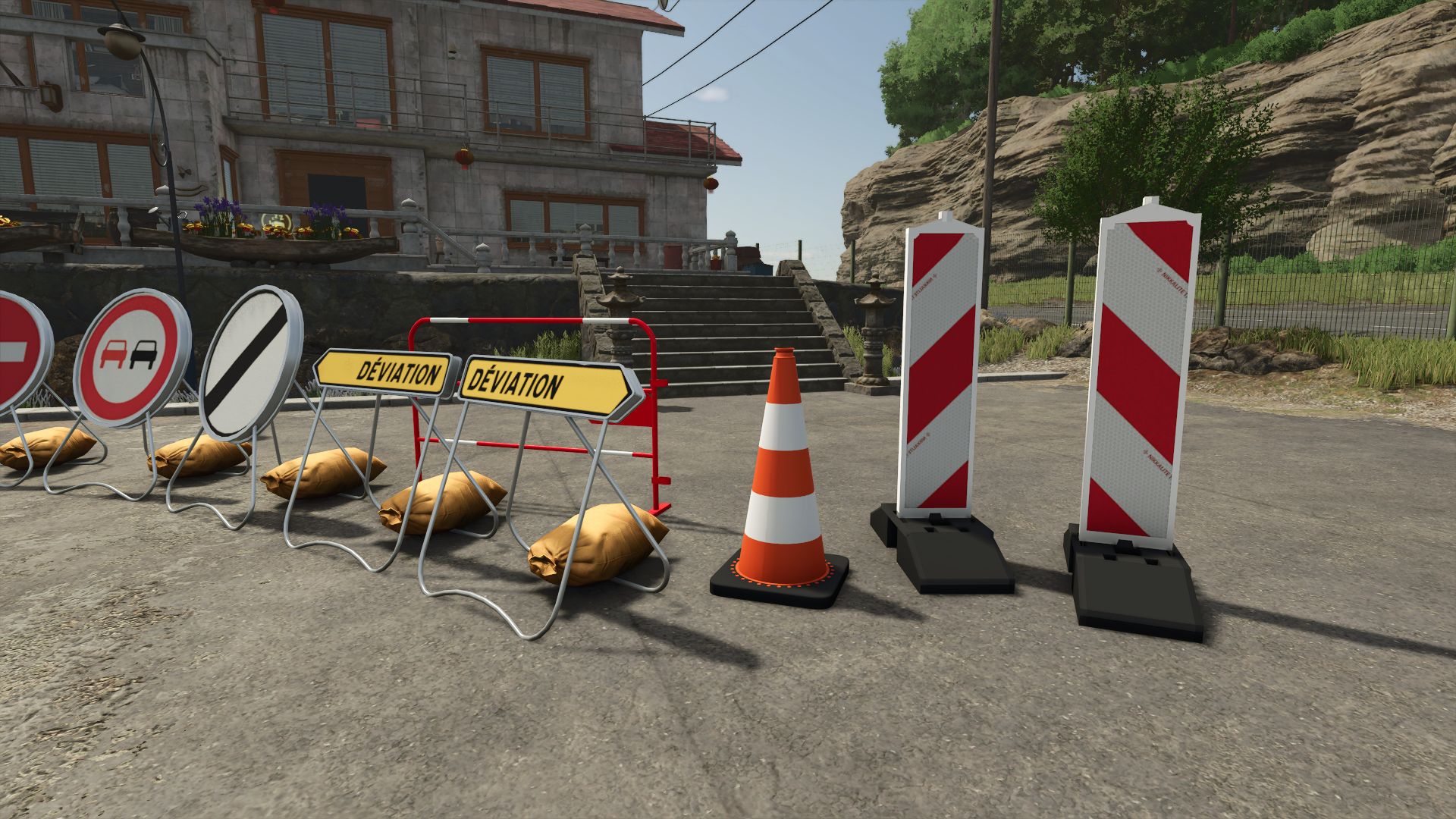French Temporary Signs