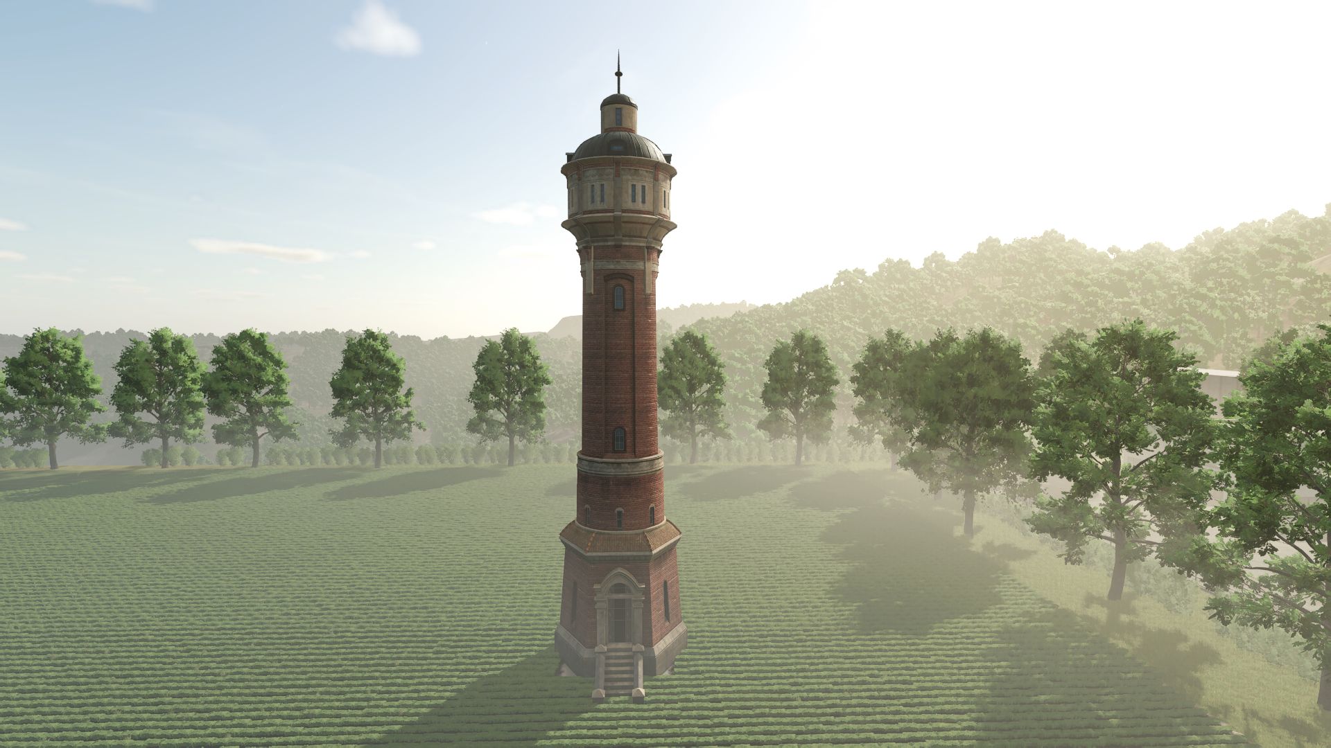 French water tower