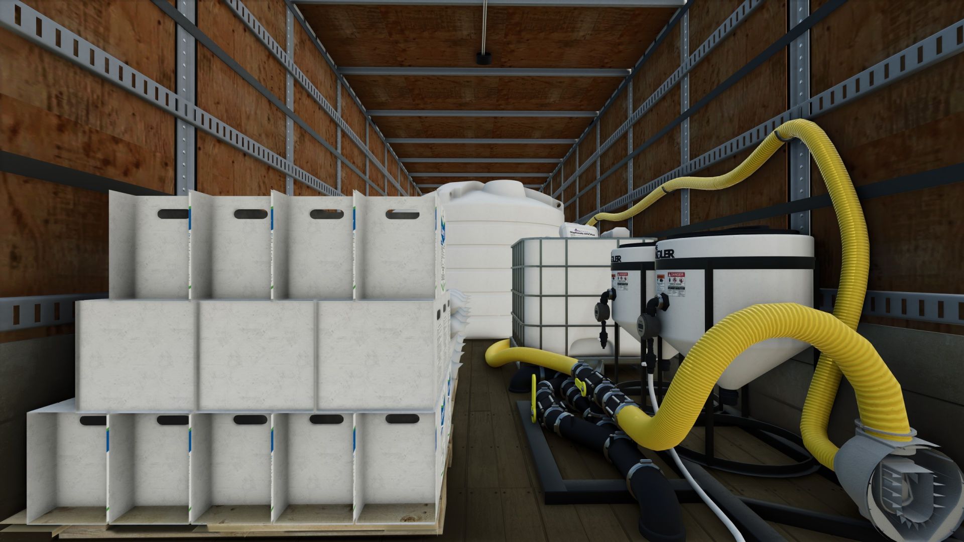 Reboque pulverizador Fruehauf Van Trailer