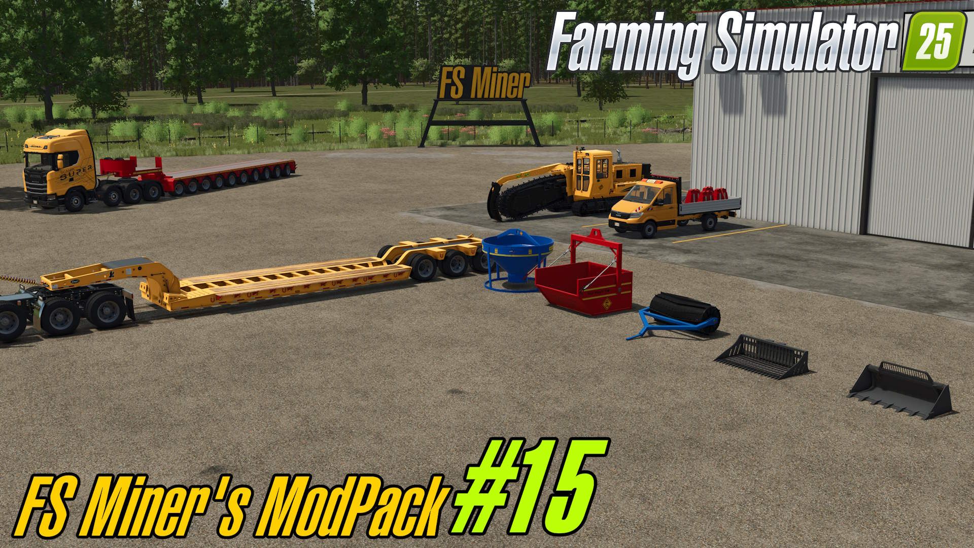 FS Miner's Mod Pack #15 (luty 2026 r.)