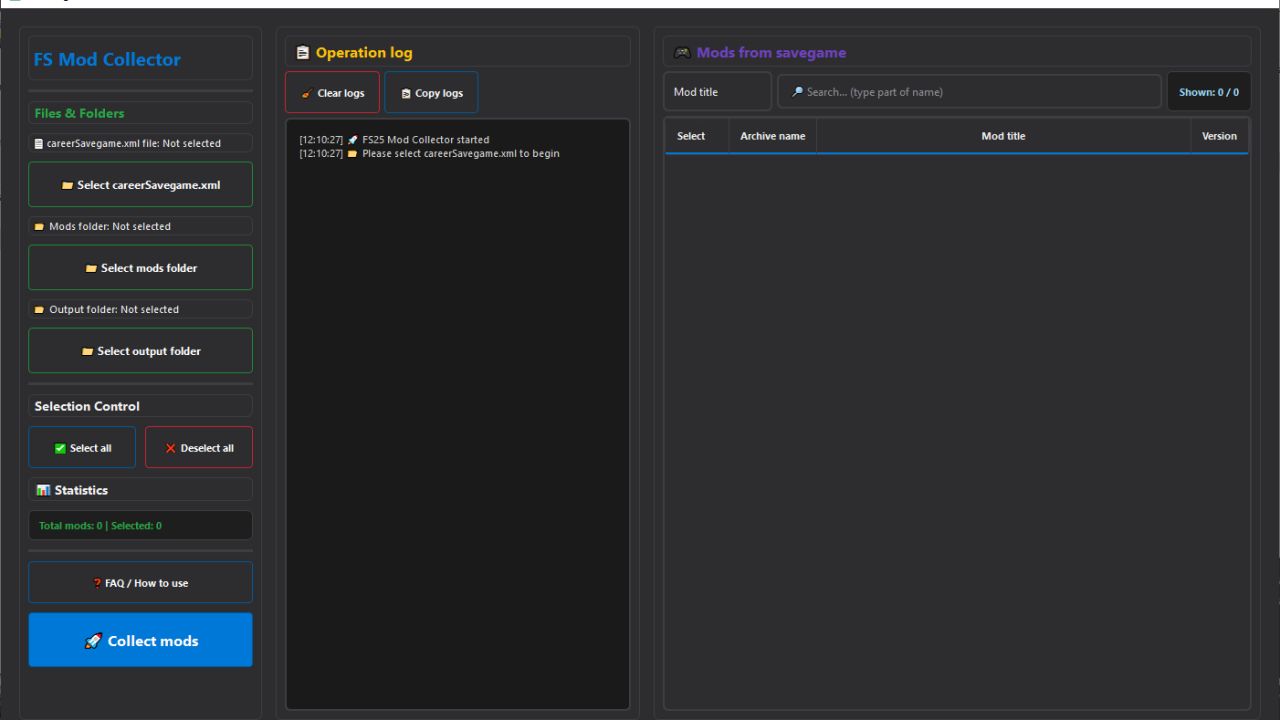 FS Mod Collector