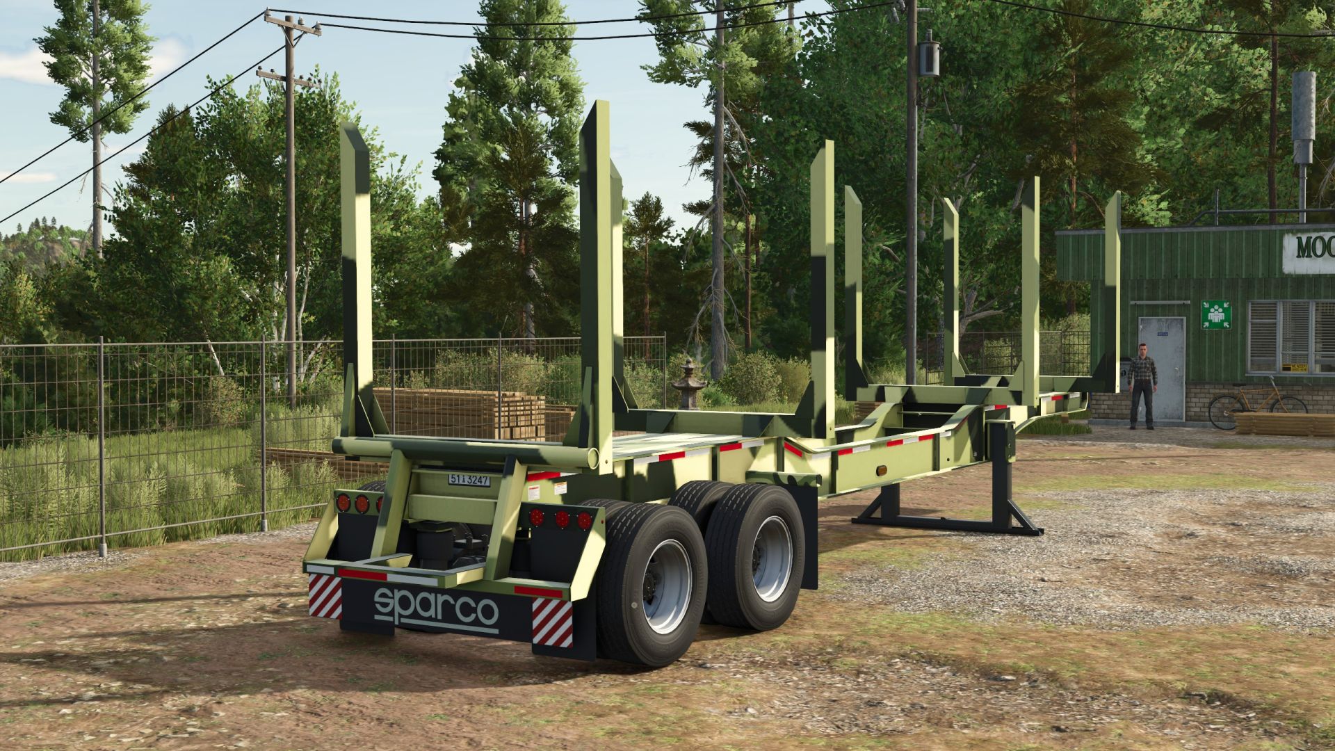 FT40 Wood Trailer