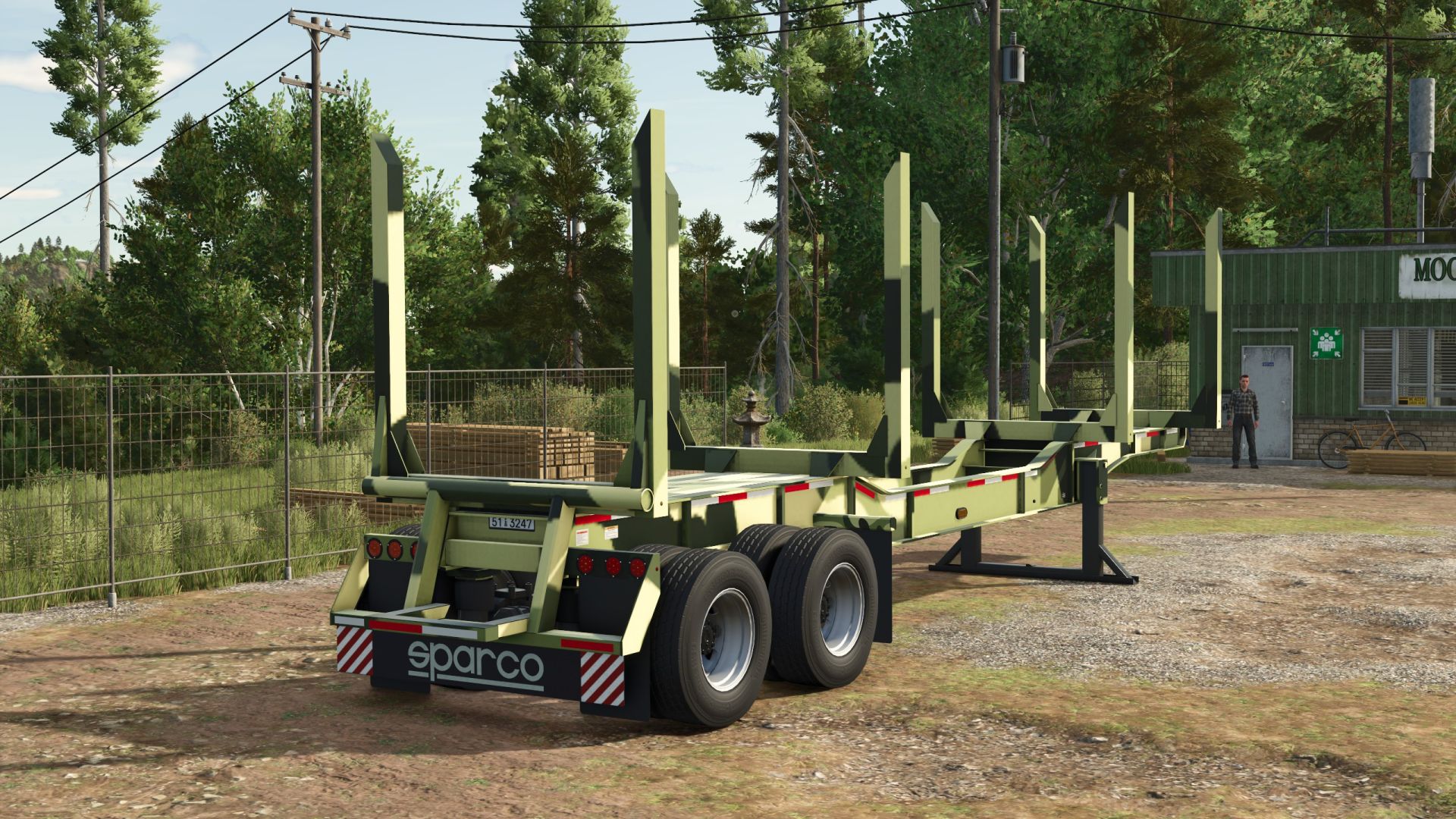 FT40 Wood Trailer
