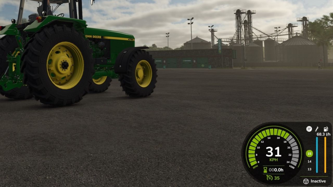 HUD de consumo de combustible