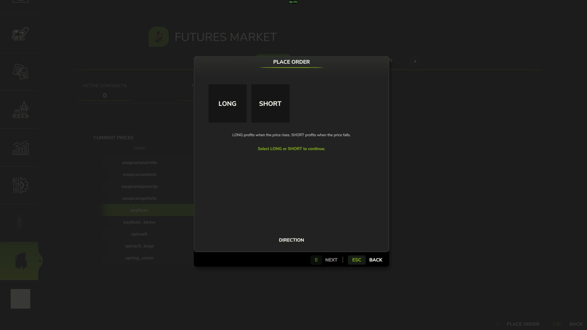 FUTURES MARKET
