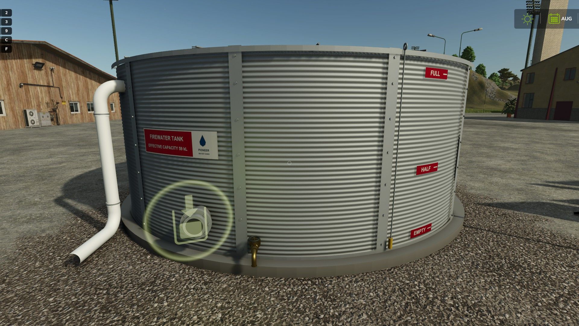 Galvanised Fire Water Tank