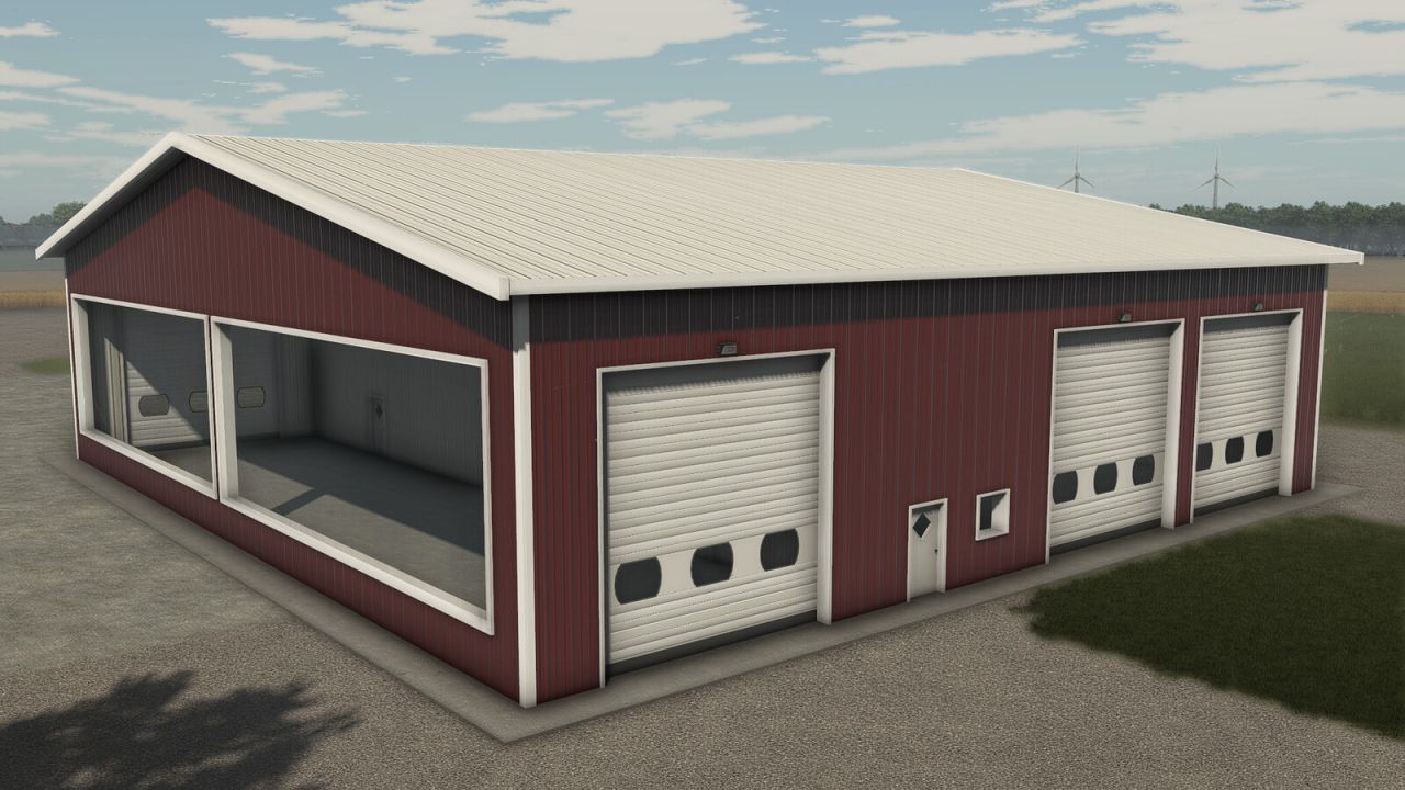 Garage Mit Großen Fenstern