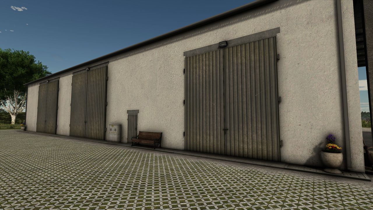Garage With Shed