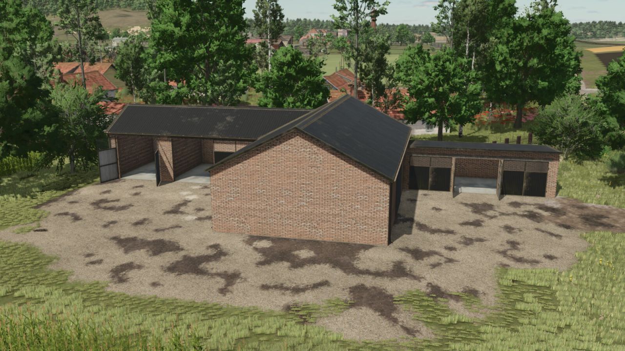 Garage avec rangement